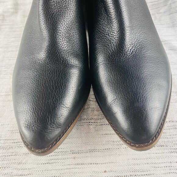 Lucky Brand Lufti‎ Black Leather Chelsea Boots Size 10 Casual Classic NWOB - Picture 2 of 8